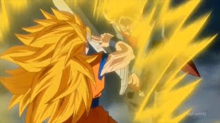 SSJ2 Trunks vs SSJ3 Goku [upl. by Einnim]