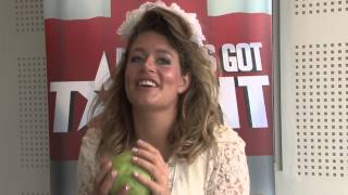 Britains Got Talent 2014 final Lettice Rowbotham interview [upl. by Shem]