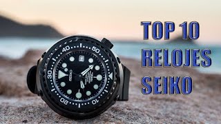 TOP 10  RELOJES SEIKO [upl. by Anerbes]