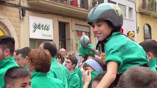 Castellers de Sabadell al Poble Sec  quot5d7quot Diada de Santa Madrona [upl. by Anifled701]