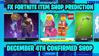 December 4th 2023 Fortnite Item Shop CONFIRMED  Fortnite Early Item Shop Prediction December 4th [upl. by Nabois]