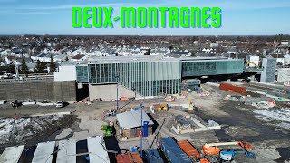 DeuxMontagnes REM Station Progress  March 2024 [upl. by Su749]