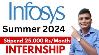 Infosys Instep Internship Hiring Freshers And Students Stipend 25000 Rs  Summer 2024 Hiring [upl. by Atenek929]