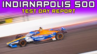 Larson Impressive in Indy 500 Test [upl. by Warfeld]