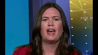 Sarah Sanders levels DISGUSTING insult to justify hiding Trump taxes [upl. by Wileen]