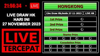 KELUARAN Result LIVE DRAW HK HARI INI 27 November 2023Pengeluaran HK hari ini LIVE TERCEPAT [upl. by Mandych]