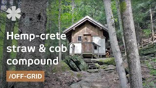 Using solar cob hempcrete in stunning offgrid compound [upl. by Abraham315]