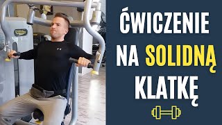 ĆWICZENIE na SOLIDNĄ KLATĘ  Wyciskanie na maszynie CHEST PRESS [upl. by Anileuqcaj265]