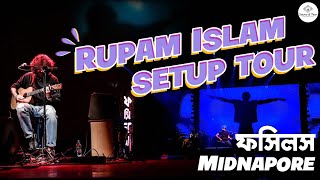 Fosslils Rupan Islam live PA sound setup tour amp system tuning soundamptech [upl. by Bathilda]