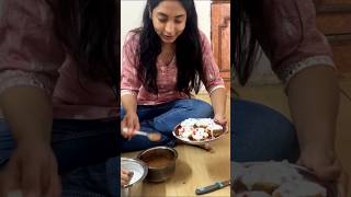 Saas bahu ROCKS😎🤣 banayi chatpati 🥶dahi chaat 🥸🔥viral shorts trending youtubeshorts food [upl. by Anuayek]