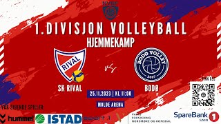 Rival mot Bodø  1 divisjon volleyball for kvinner  20231125 [upl. by Germaine]