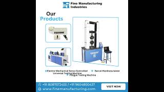 Revolutionize testing with machines from Fine Manufacturing Industries [upl. by Osric336]