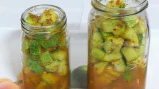 सिर्फ 2 मिनट में बनाये खीरे का अचार  Instant Cucumber Pickle Recipe at Home [upl. by Tymon]