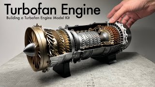 Building a 120 Turbofan Engine Model Kit  Build Your Own Turbofan Engine that Works [upl. by Leamsi895]