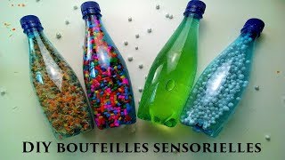 diy montessori  bouteilles sensorielles [upl. by Ardnikat96]