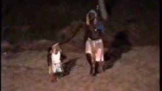 Evening Aboriginal corroboree in Numbulwar Australia [upl. by Adiaroz669]