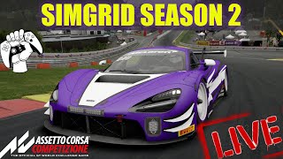 🟣 LIVE  ACC SimGrid Season 2 on PS5  On The JOYPAD 🏁🎮 🟣crossplay acc simracing simgrid [upl. by Ainekahs]