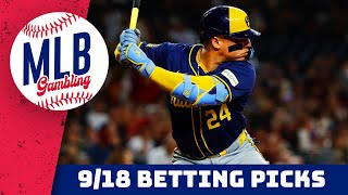 MLB Picks Today 91824  MLB Bets Predictions and Player Props [upl. by Eelrebmik]