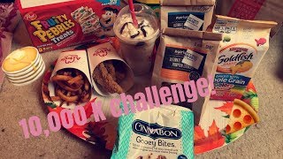 10000 calorie challenge GIRL VS FOOD [upl. by Hyrup641]