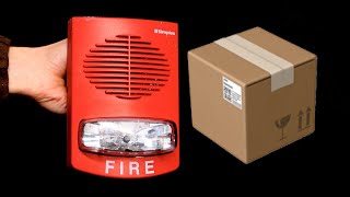 Simplex SpeakerStrobe Fire Alarm Unboxing amp Testing [upl. by Yvon]