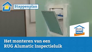 How to RUG Alumatic Inspectieluik monteren [upl. by Netsreik]