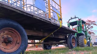 Antique John Deere Hay Wagon [upl. by Currie957]