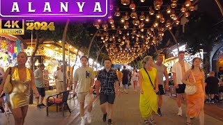 alanya city walking tour 2024 july  alanya antalya turkey holiday turkey travel 4k 60 fps video [upl. by Loyce]