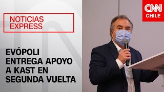 Evópoli entrega apoyo a José Antonio Kast quotEs la mejor opción para Chilequot [upl. by Ybrad]