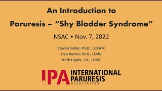 CBT for Paruresis Shy Bladder [upl. by Ahsaf]