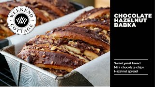 CHOCOLATE HAZELNUT BABKA Recipe [upl. by Ilahtan]