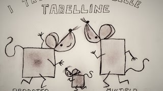 La tabellina del 7 cantata I tre topini delle tabelline Impara subito la sequenza [upl. by Ynnos]