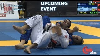 Clark Gracie vs Marcelo quotLapelaquot Mafra Pan 2013 Jiu Jitsu Middleweight Finals OFFICIAL [upl. by Ainos]