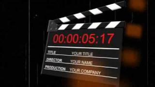 Clapper Countdown Leader After Effects template [upl. by Walston]