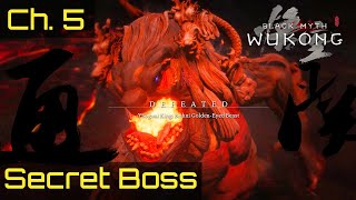 How to BEAT Bishui GoldenEyed Beast  Chapter 5 SECRET BOSS FIGHT  BLACK MYTH WUKONG Gameplay [upl. by Silenay]