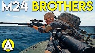 M24 BROTHERS  PUBG w StoneMountain64 [upl. by Davita]