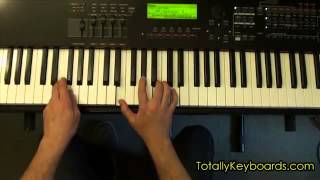 Angie by The Rolling Stones  KeyboardPiano Lesson Preview [upl. by Ecnahs734]