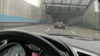 Ferrari 360 Modena with LARINI exhaust in tunnel  VERY LOUD  1080p HD [upl. by Etti]