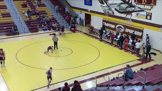 Wrestling quad Grafton PCN FB Rugby 121523 Gold mat [upl. by Acira174]