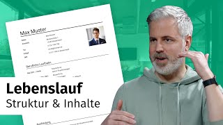 Lebenslauf schreiben Das ist der beste Aufbau für Deinen Lebenslauf [upl. by Aivilo]