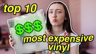 TOP 10 MOST EXPENSIVE VINYL IN MY COLLECTION 2024 [upl. by Torto]