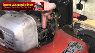 How To Find Top Dead Centre TDC On a Petrol Lawnmower [upl. by Namara]