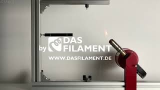 UL94  horizontal and vertical burning test PETG flame retardant  by DAS FILAMENT [upl. by Elson]