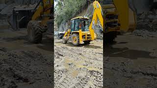 🪨 boulder hard rock soil shifting excavation jcb 44 [upl. by Alban]