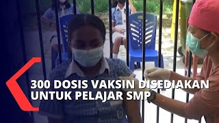 Puskesmas Sorong Timur Siapkan 300 Dosis Vaksin Covid19 Untuk Pelajar di SMP Negeri 5 [upl. by Aicinet]