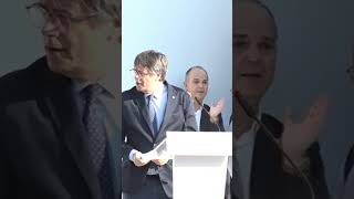 Herrera reacciona a la llegada de Puigdemont quotHa aparecidoquot [upl. by Neille]