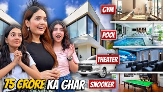 Inside a 75 CRORE Modern Mansion🤩Home Tour🏠 Sistrology [upl. by Milissent]