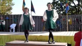 Renaissance Festival 2012 Irish ballet toe dance duet [upl. by Stormy]