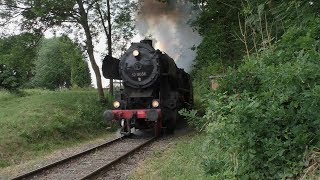 Saisonstart bei der Dampfeisenbahn Weserbergland Stadthagen Rinteln Mit 52 8038 03062018 HD [upl. by Pahl]