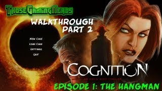 Cognition  Episode 1 The Hangman Walkthrough Part 2 HD [upl. by Quillon872]