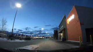 Drive to the Fred Meyer Gas Station amp Walmart  Anchorage Alaska [upl. by Trefor]